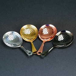 304 Stainless Steel Cocktail Strainer, Julep Strainer, Bartender Cocktail Shaker, Wine Ice Strainer, Mixed Barware