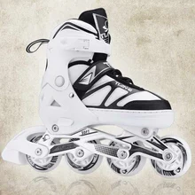 Beginners Professional Inline Skates Adjustable Set Flashing Roller Skates Adults Patines Profesionales Fitness Equipment
