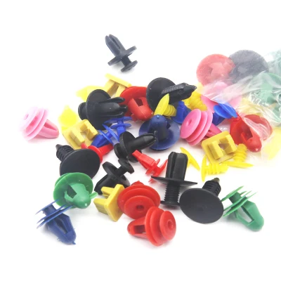 50PCS Mixed CLIP 50 шт./партия разный авто крепеж автомобильный бампер зажимы Фиксатор-задвижка заклепки дверь панель крыло лайнер Универсальный подходит для всех автомобилей - Название цвета: 50PCS Mixed CLIP