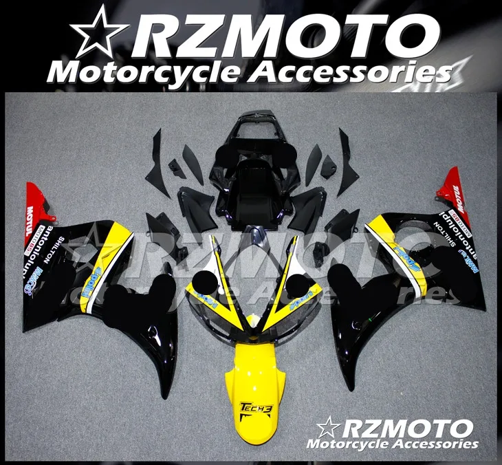 ABS мотоцикл обтекатель комплект для YAMAHA YZF R6 2003 2004 2005 R6S год кузова литья под давлением Магазин № 1655