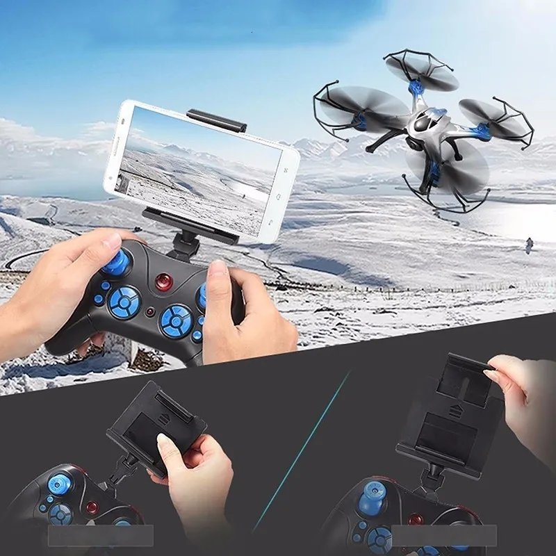 JJRC H29W Радиоуправляемый квадрокоптер вертолет Wifi FPV 4 канала 6 оси гироскопа летательный аппарат Дрон модель игрушки с 2 Мп камерой ZLRC