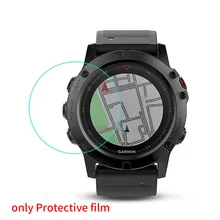 Протектор экрана закаленное стекло Смарт-часы пленка Круглый высокой четкости против царапин полное покрытие защитный для Garmin Fenix 5S