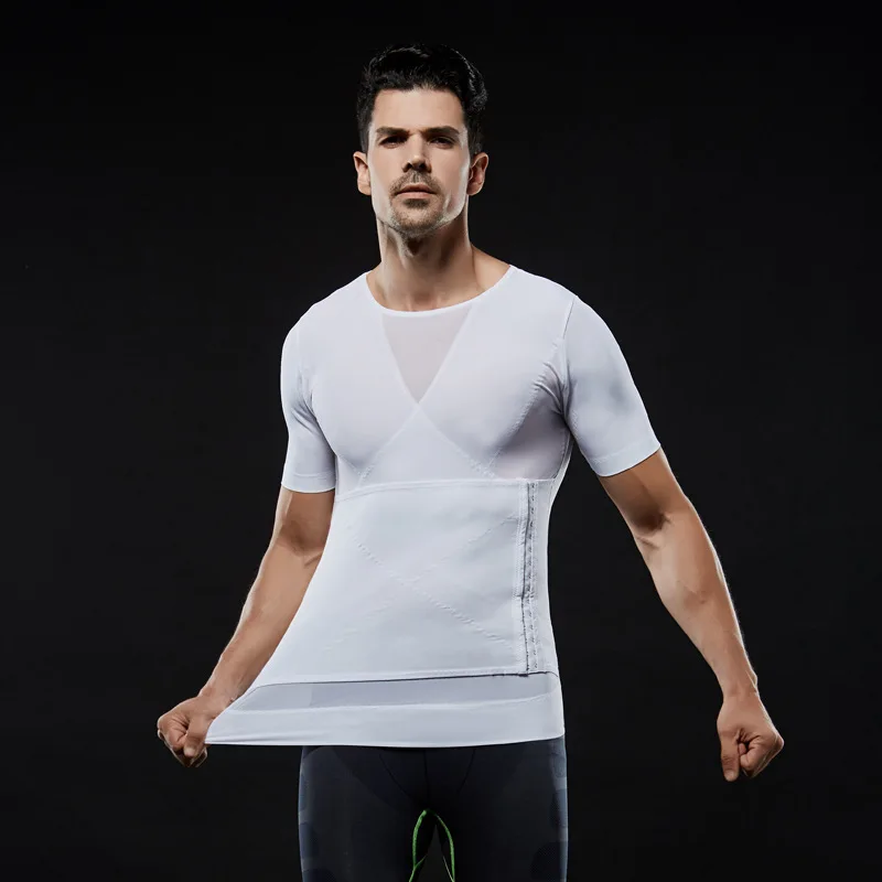 Мужские ГИНЕКОМАСТИИ для похудения, формирователь тела 2019, мужские футболки, моделирующее нижнее белье, тренажер для талии, Корректор