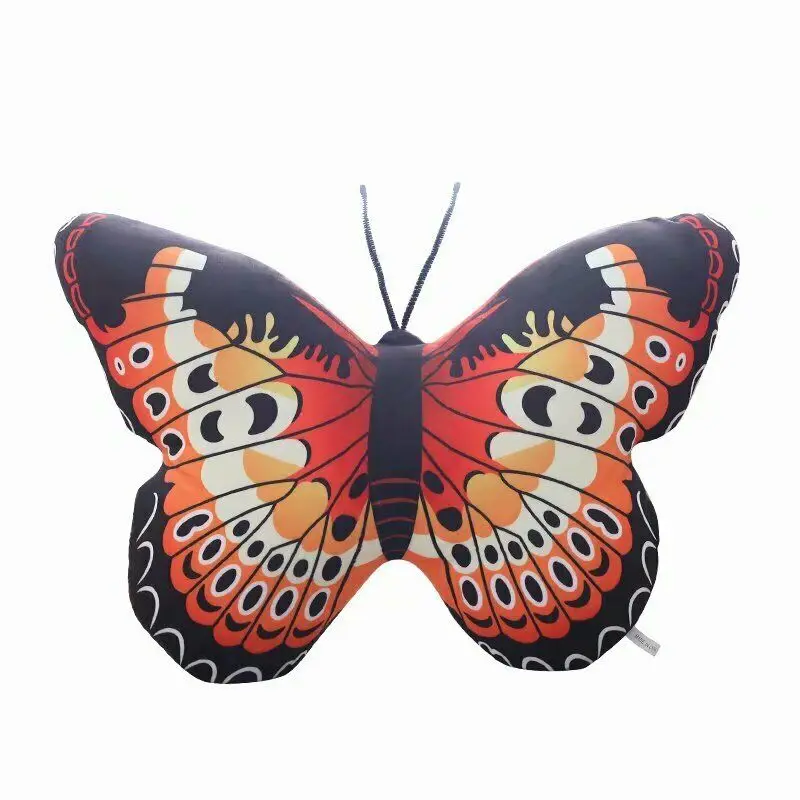 3D моделирование подушка с бабочкой бабочка плюшевая игрушка кукла домашний Декор диванные подушки хлопок подарок на день рождения награды милые - Цвет: colorful