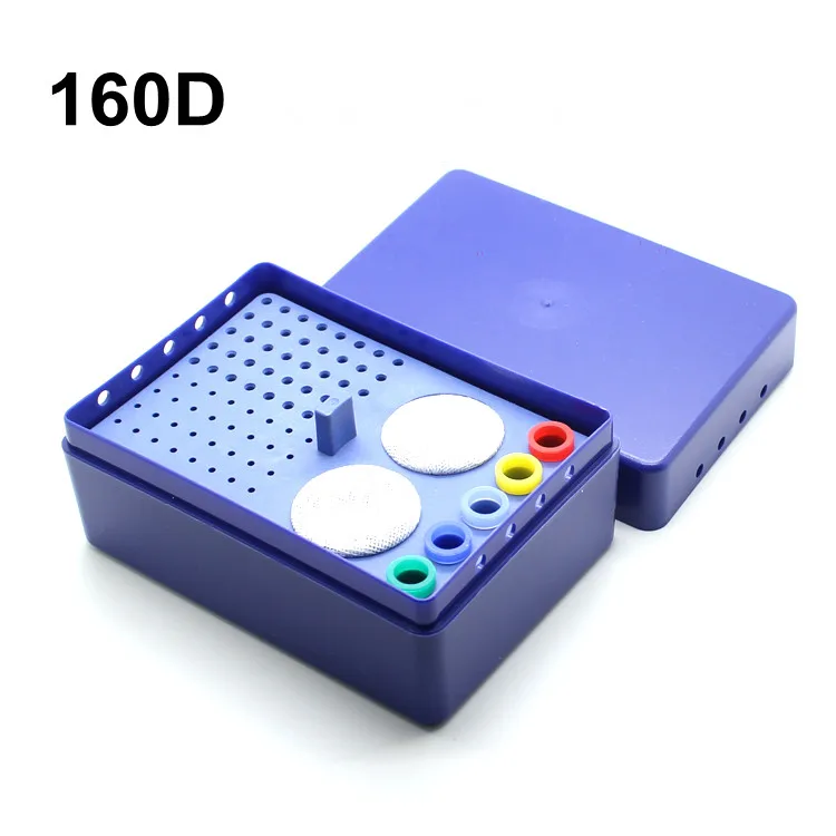 

160 holes FG dental bur holder autoclave dental files scaler tip disinfection and Storage box