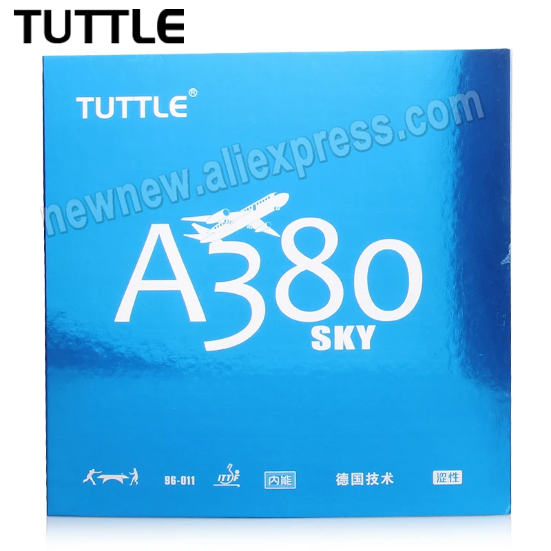 

TUTTLE SKY German A380 Table Tennis Rubber Pips-in Ping Pong Rubber with Sponge
