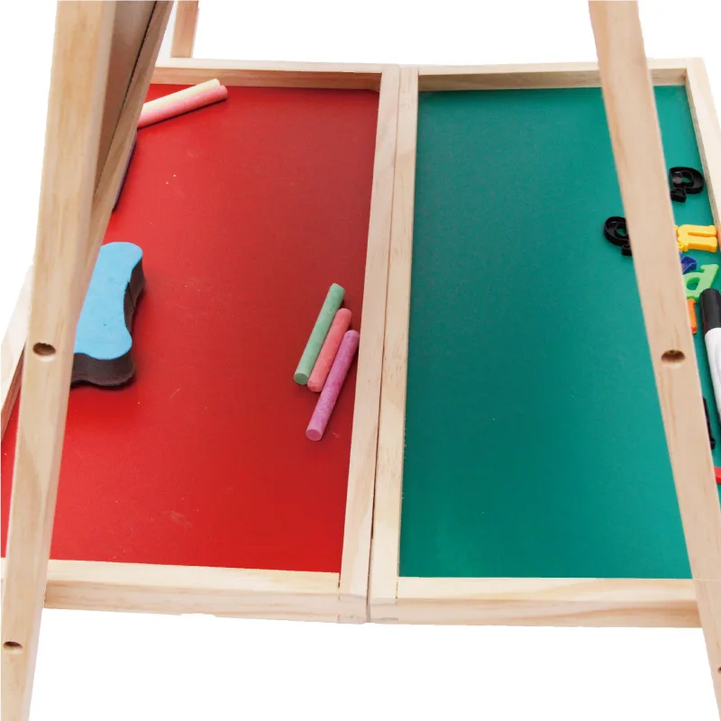 

Young STUDENT'S Learning Early Teaching Aids Blackboard Educational Force Multi-functional Children Logs Height Adjustable Foldi