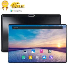 10 ליבה 128GB ROM 10 אינץ tablet PC 8GB RAM dual SIM נעול 3G WiFi 4G LTE Bluetooth אנדרואיד 9.0 זכוכית טבליות 10 את לוח(China)