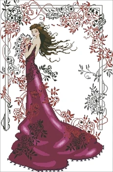 

25-MD152 Counted Cross Stitch 11CT 14CT 18CT DIY Cross Stitch Kits Embroidery Needlework Sets