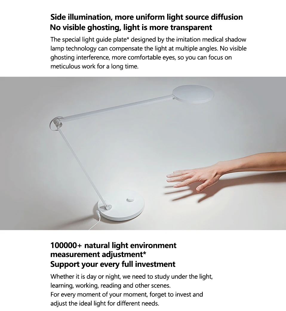 Xiaomi Mijia LED Desk Lamp Pro Smart Eye Protection Table Lamps Dimming Reading Light Work with Apple HomeKit Reading Light (16)