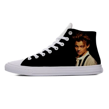 

Movie Actor Star Leonardo DiCaprio Hot Fashion Casual Canvas Shoes Cool Breathable Lightweight Sneakers 3D Print For Men Women