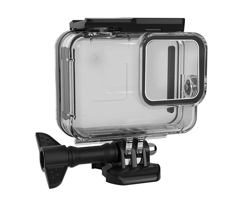 60 м подводный водонепроницаемый чехол для GoPro Hero 8 черный объектив камеры защитный чехол для дайвинга аксессуары для плавания