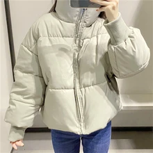 

Thickened Cotton Padded Clothes Women's Clothing Coat Popular Female Women's Winter Down Jackets Blogger Autumn and Winter 2021