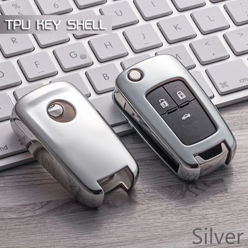 

2/3/4/5 Buttons TPU Soft Car Folding keyfob key cover shell case Set holder For Chevrolet Lova Sail Aveo Cruze Spark Onix Volt