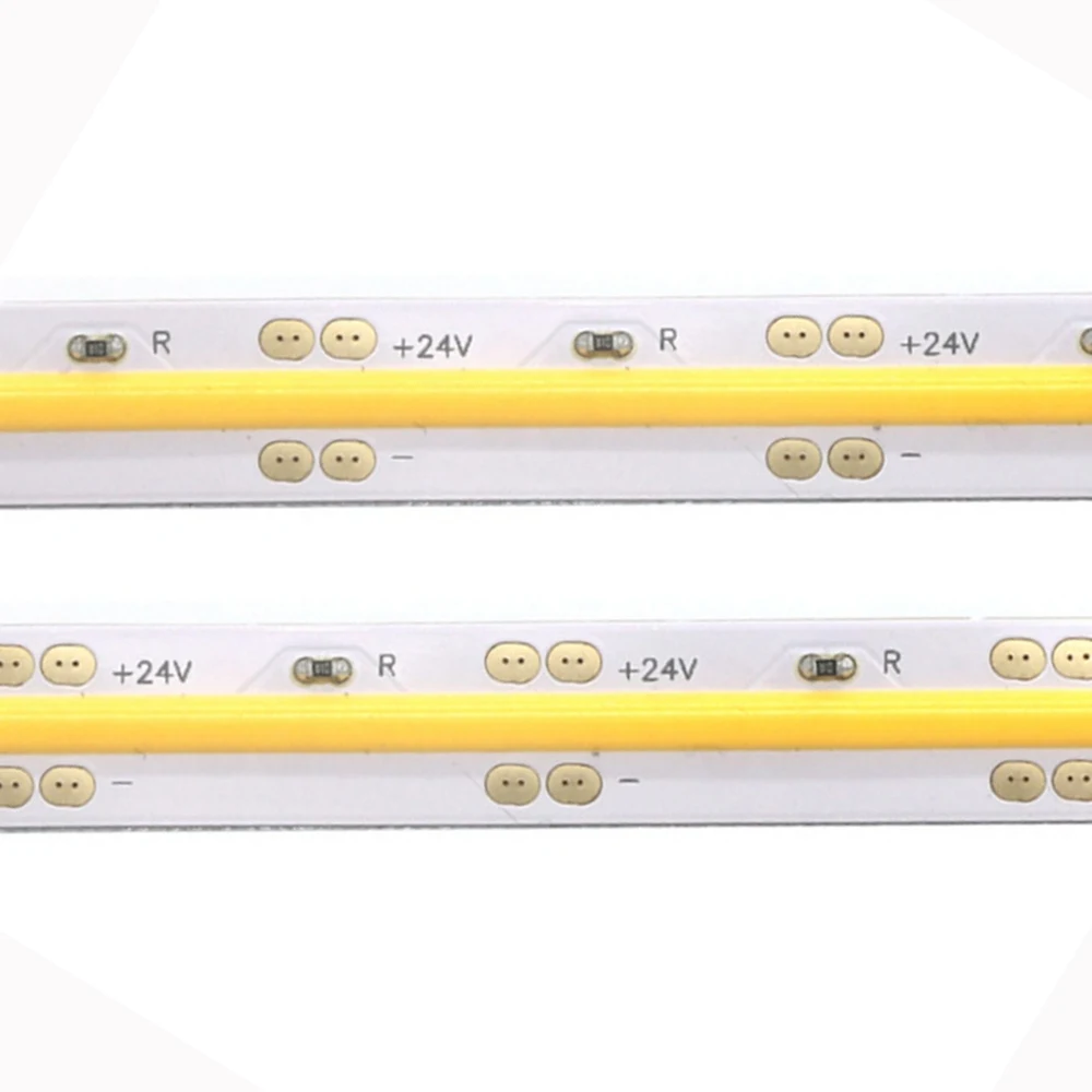 FCOB LED Strip Light 384 LEDs High Density Flexible FOB COB Led Lights RA90 White/Warm White Linear Dimmable DC12V 24V | Лампы и