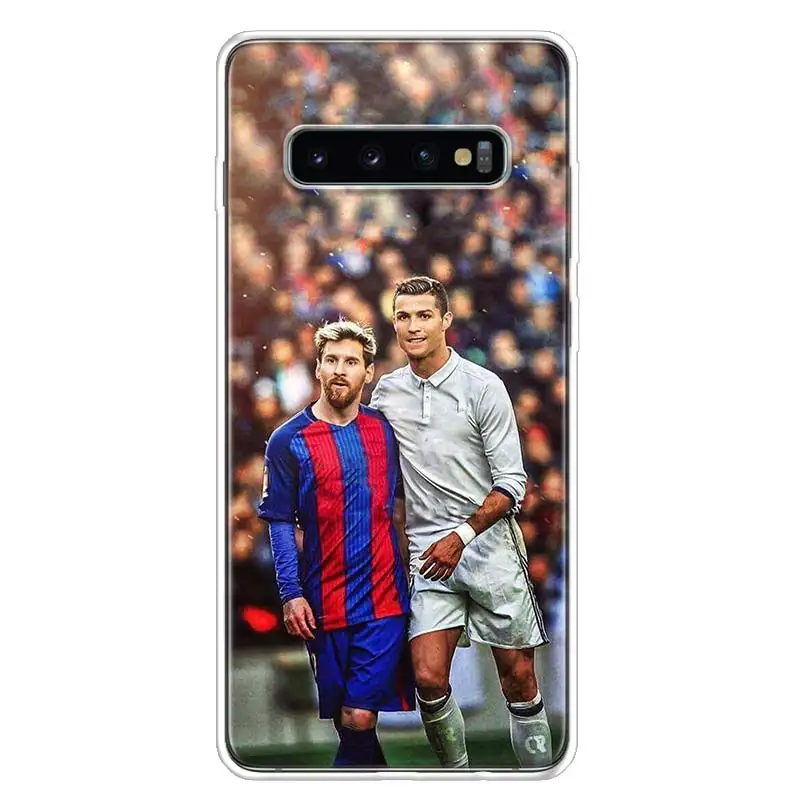 CR7 Криштиану Роналду крышка чехол для телефона для samsung Galaxy S10+ Note 10 9 8 S9 S8 J4 J6 J8 плюс S7 S6 корпус под плетенную сумку