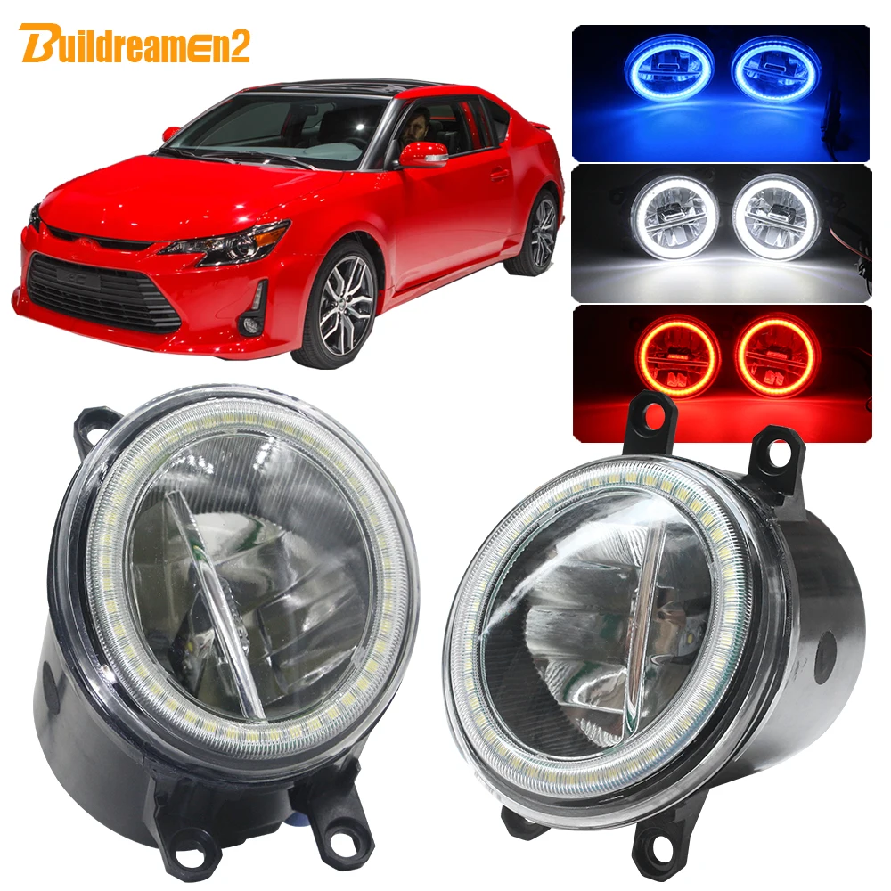 Buildreamen2 для Scion tC 2011 2012 2013 автомобиля 4000LM светодиодный лампы Противотуманные фары светильник глаза ангела дневного светильник H11 12V 2 шт