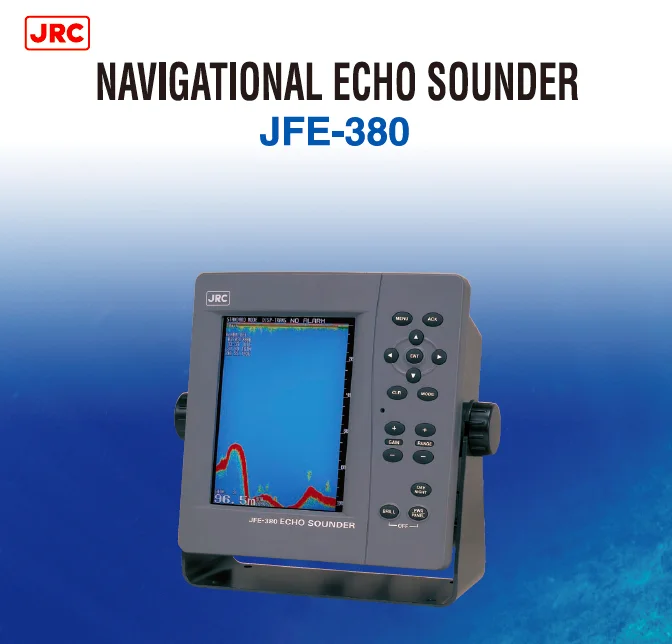 

JRC ship boat navigational echo sounder JFE-380 marine electronics navigation communication 6.5'' display IMO standard