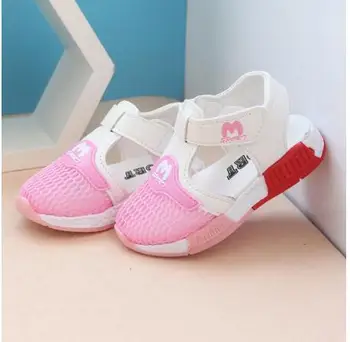 

HOT SELL Summer Boys Air Mesh Casual Shoes Children Baby Girl Beach Sandal Fashion Toddler Sport Sandals Size 22-26