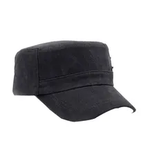 Одноцветная хлопковая кепка с плоским верхом, кепка, армейская Кепка, регулируемая бейсболка с плоским верхом