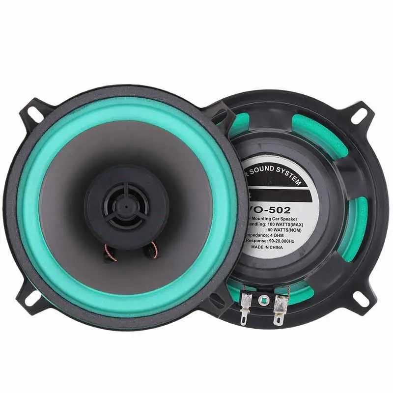 1 шт. 5 дюймов 100 Вт Универсальный Автомобильный HiFi коаксиальный динамик