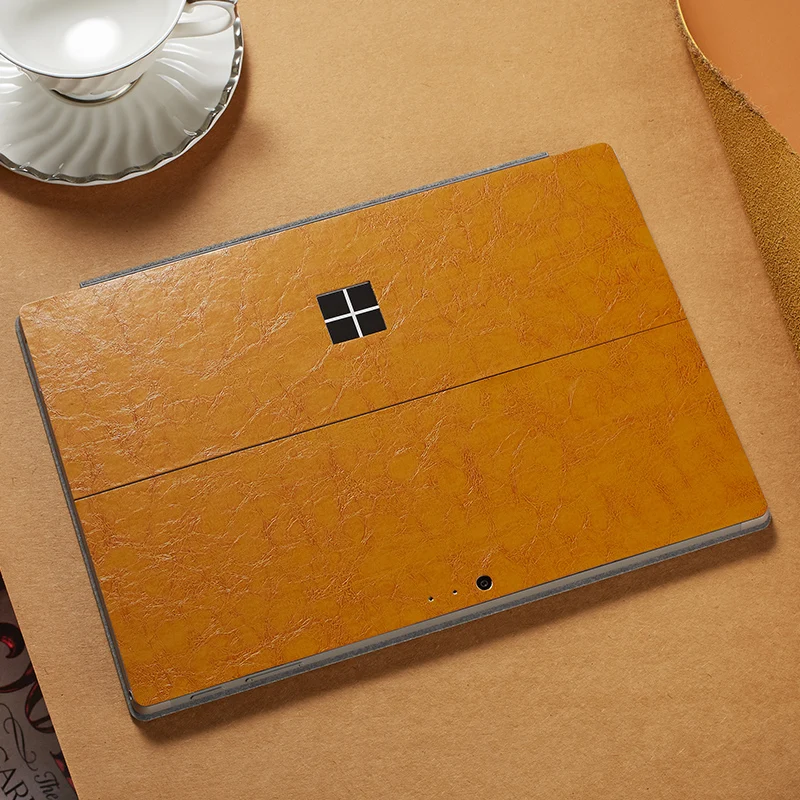 Кожаная защитная наклейка для ноутбука Surface Pro 4 5 6 7 планшета Microsoft Go|Наклейки
