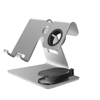 

4 In 1 Multifunctional Universal Aluminum Alloy Tablets Smartphone Stand Holder Compact Smart Watch Phones Support Holder
