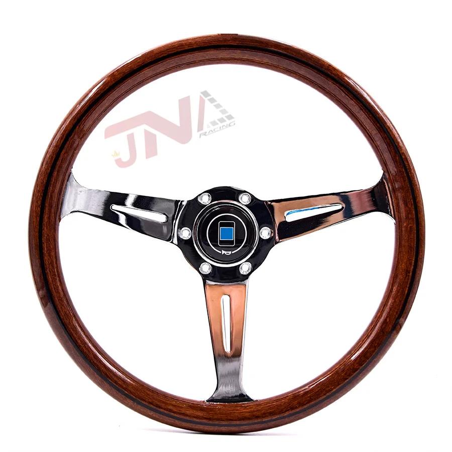 High Quality Jdm Copy Wood Steering Wheel 14inch Classic Sports