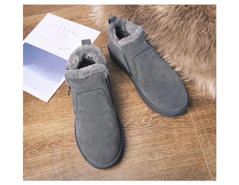men women winter warm work boots with plush fur casual lightweight ankle boots waterproof anti-skid outdoor sneakers sports shoes couple unisex plus size shoes (19)