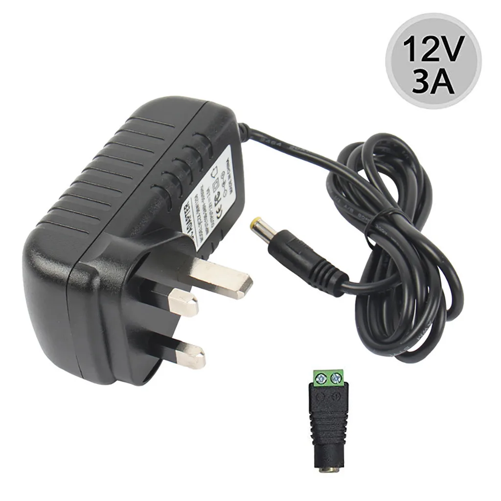 Power Supply AC to DC Adapter for 5050 3528 Flexible LED Strip Light 12V 3A 36W#C - Цвет: C
