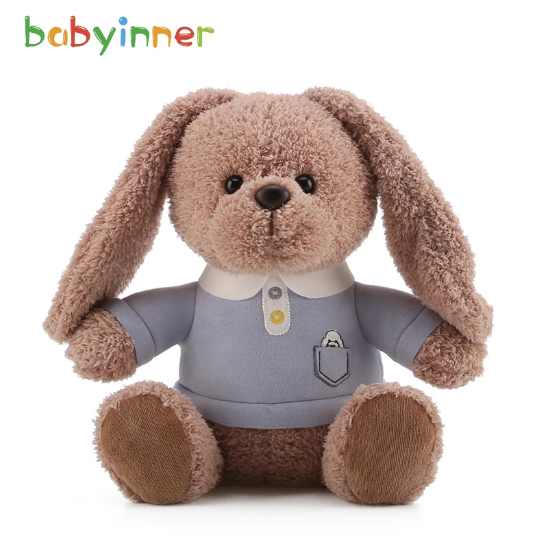 

Baby Inner Cute Bunny Plush Toys 25CM PP Cotton Rabbit Baby Accompany Sleep Toy Gifts for Kids Stuffed &Plush Animal Baby Toys