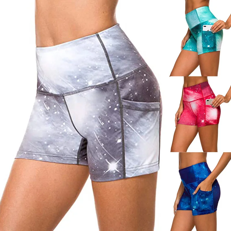 

High Waist Sport Shorts Womens Sexy Yoga Running Shorts Energy Athletic Fitness Leggings Running Workout Shorts Gym Tights 2021