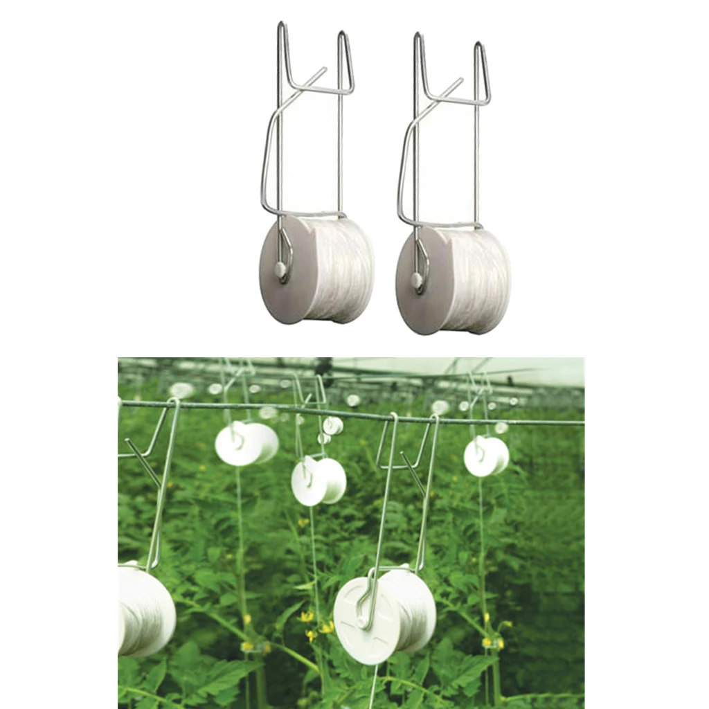 2pack Garden Tomato Hooks Trellis Rollerhook Vegetable Planting Support Clamps 2pack Garden Tomato Hooks Trellis Rollerhook Vegetable Planting Support Clamps