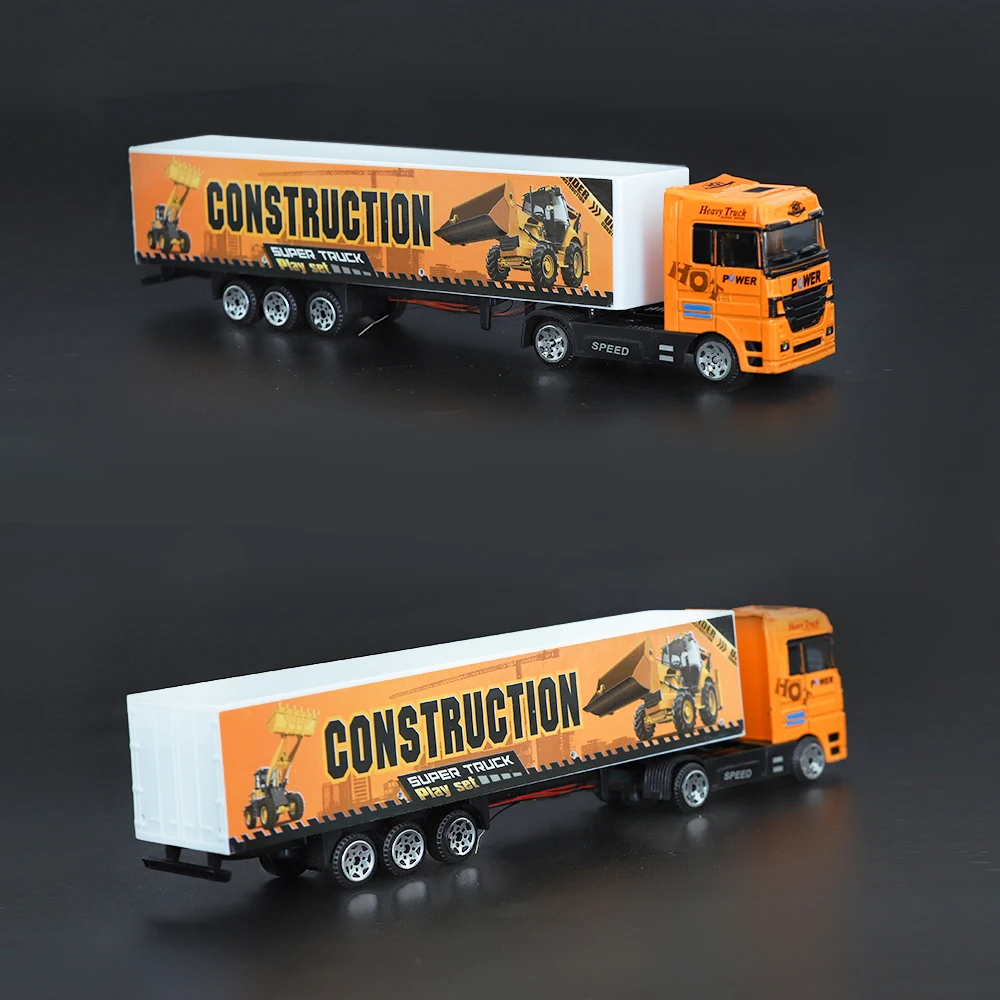Ho 1/87モデルトラックコンテナ合金ダイキャスト車スケールおもちゃ車 