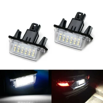 

Auto License Plate Lights LED Lamp Assembly Replacement Bulbs 2pcs Car
