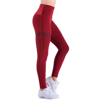 

Women Fashion Autumn Pants High Waist Leggings Compression Slim Sport Casual Pants Polyester Fiber