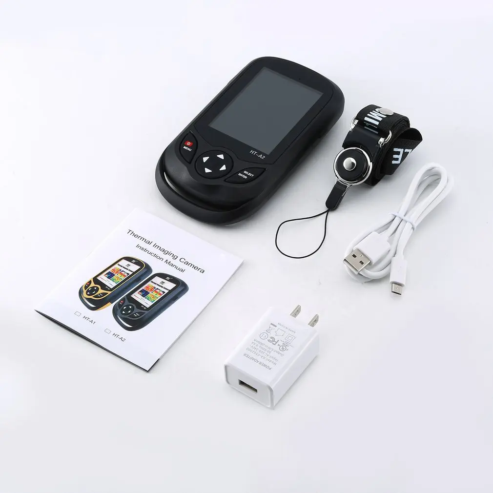 

HT-A2/HT-175 Digital IR Thermal Imaging Camera Full View TFT Screen Infrared thermometer Thermal Imager 0.3MP Camera Detector
