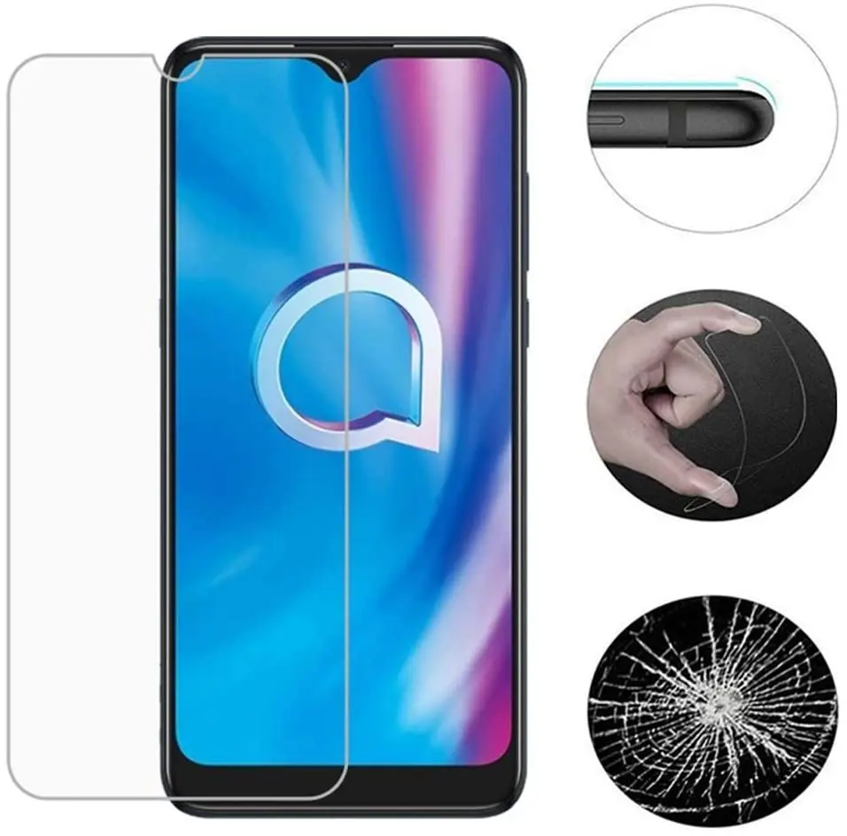 Защитная пленка из закаленного стекла для Alcatel Работает с любым оператором 1A 1B 1S