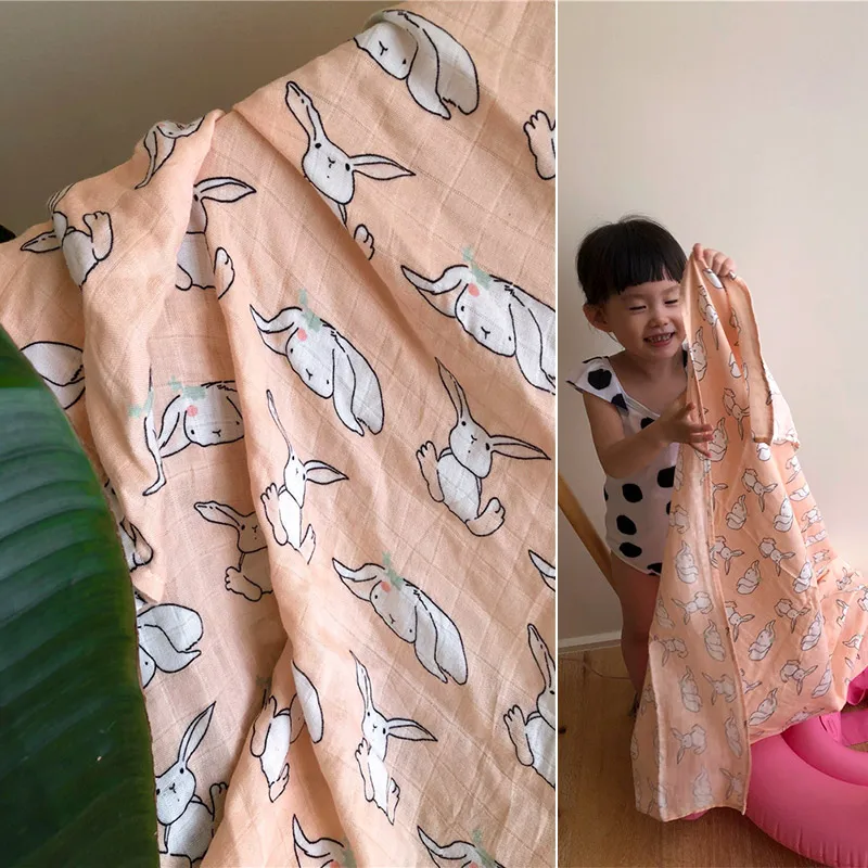 Дропшиппинг Infantil детские вещи хлопчатобумажное одеяльце и Слюнявчики(4 шт./компл.) Новорожденные пеленать подгузники из муслина многофункциональное детское банное полотенце