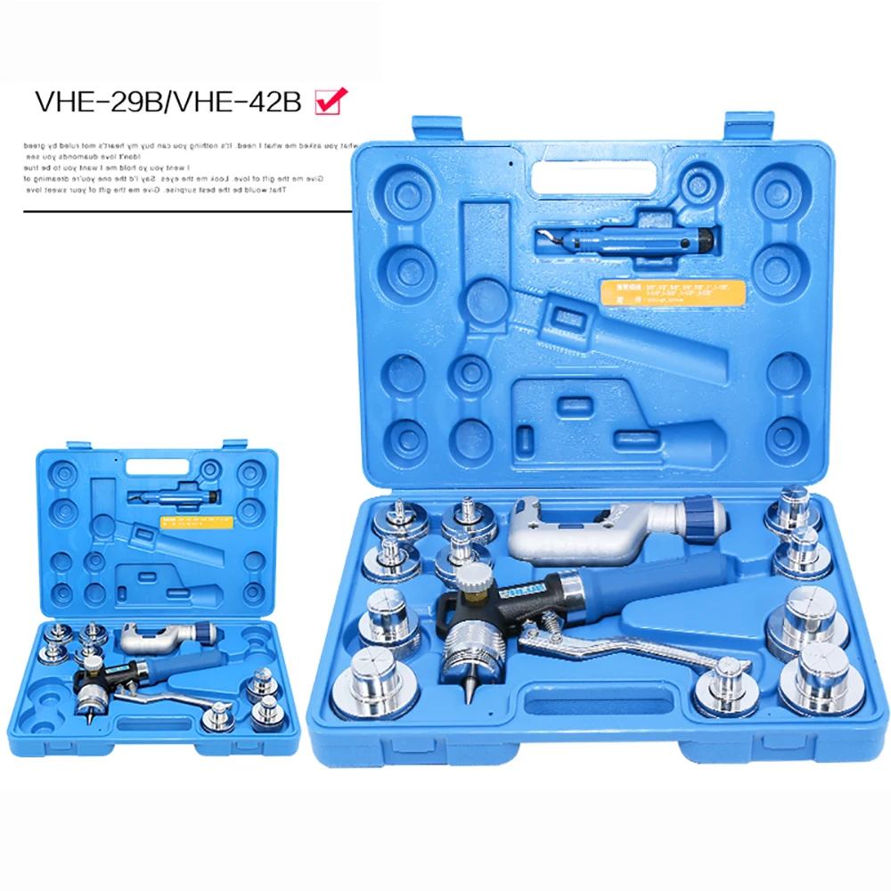 

Professional Hydraulic Pipe Expander Air Conditioning Copper Pipe Expander Refrigerator Repair Tool Set 10-42MM VHE-29B/42B Y