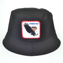 Животная вышивка Орел женская панама мужская летняя пляжная шляпа для альпинизма Охота Cutdoor рыболовные кепки freedom шапки для рыбака