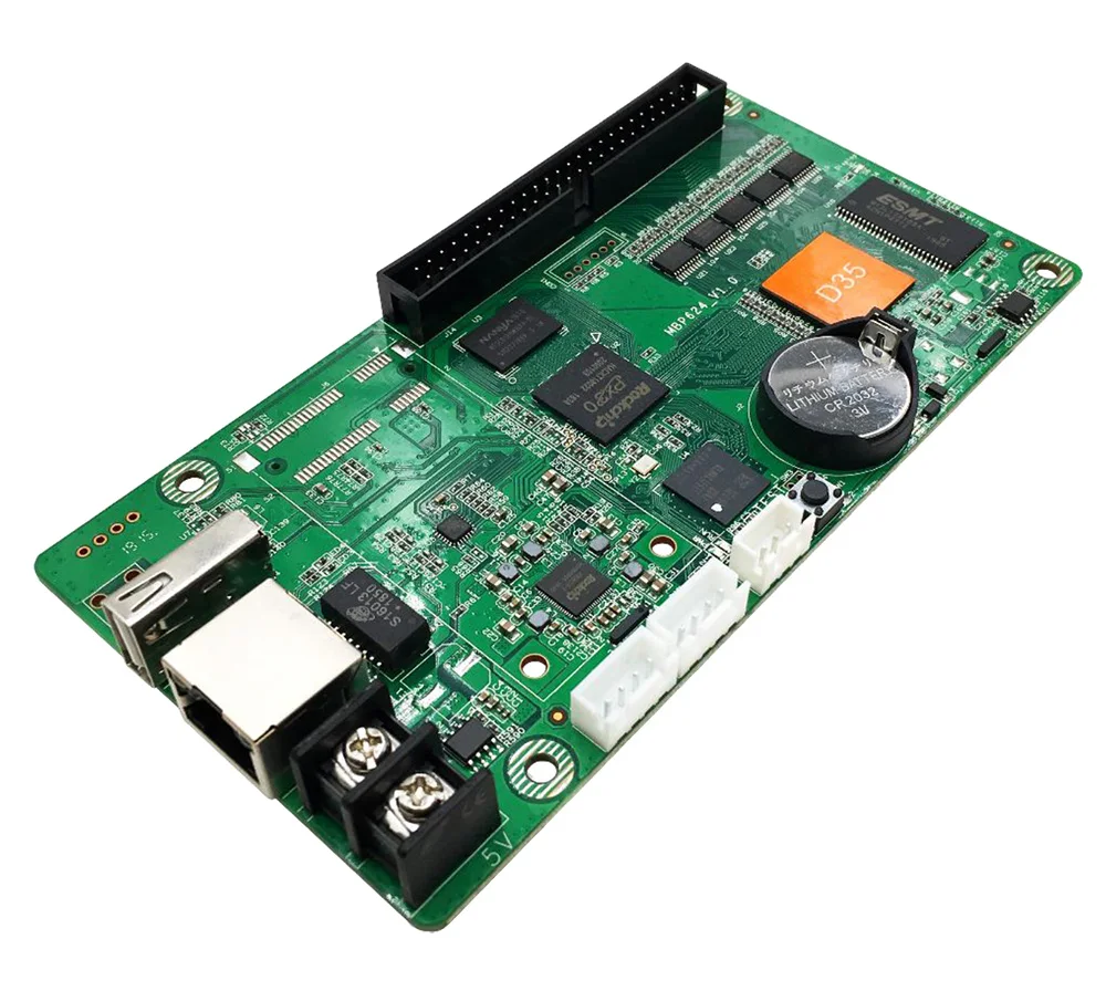 HD D35 плата управления полноцветным светодиодным дисплеем сетевой RJ45 u диск