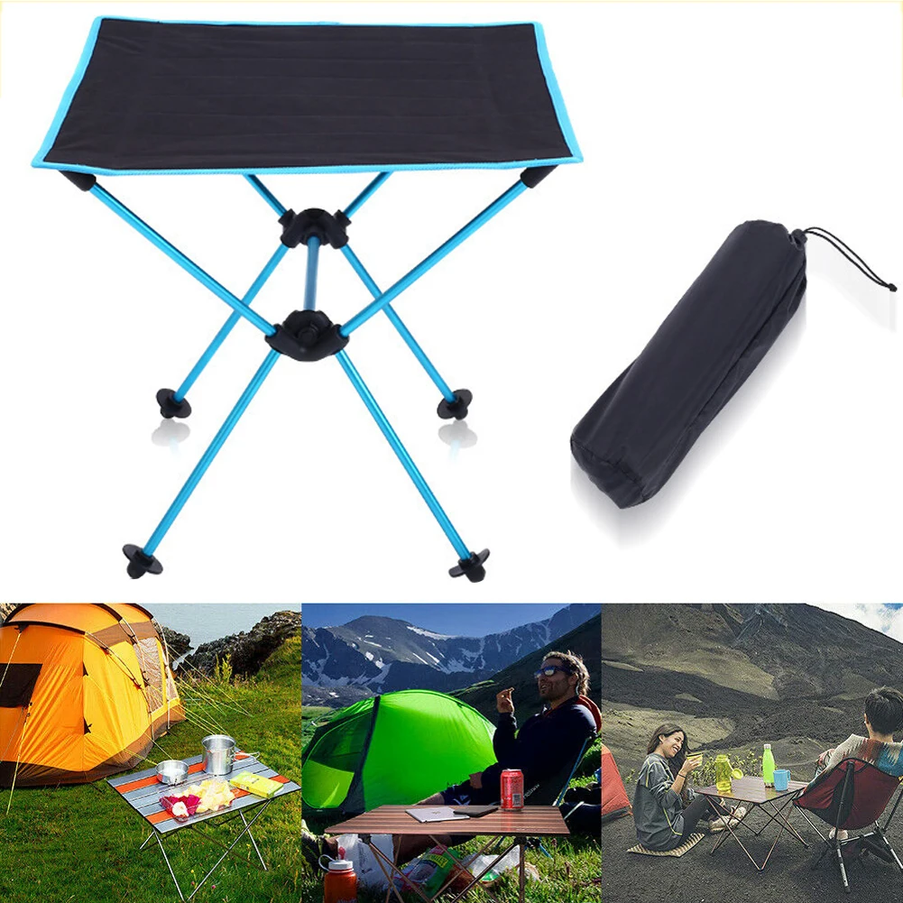 

Mini Camping Desk Lightweight Hiking BBQ Multiuse Durable Folding Table Waterproof Travel Aluminium Alloy Outdoor Portable