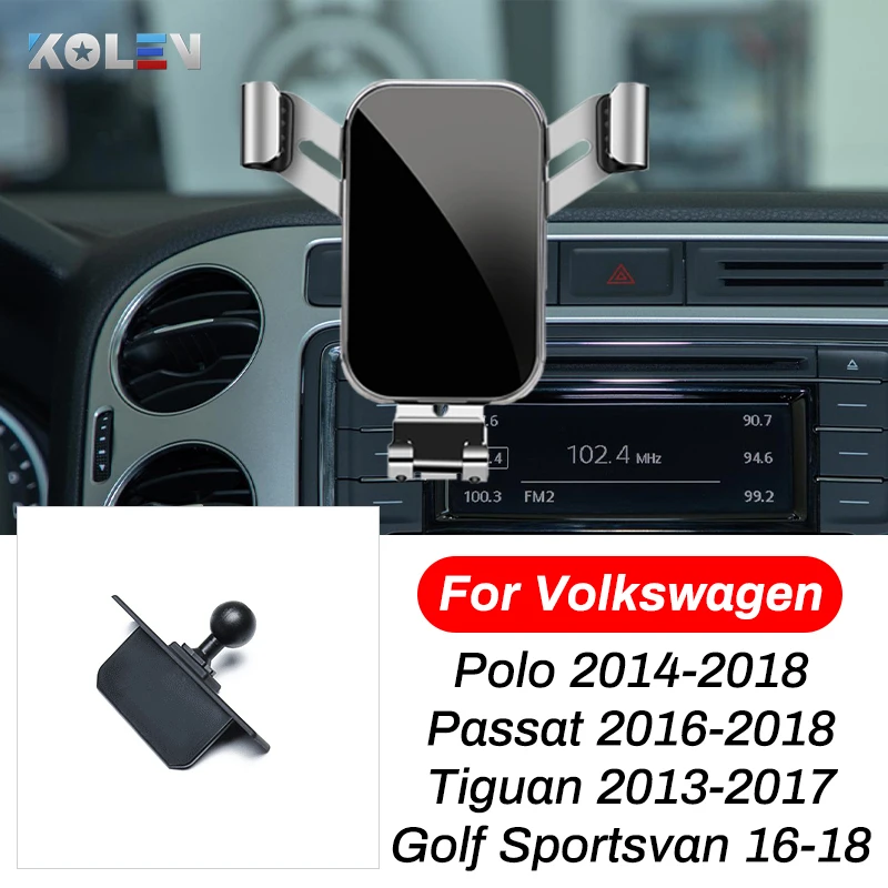 Car Mobile Phone Holder phone holder mobile phone holder For Volkswagen VW Tiguan Passat Polo Golf Sportsvan 2013 2014 Gravity Stand Navigation Bracket