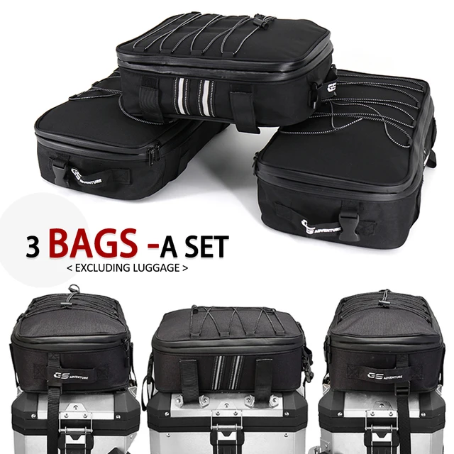 New Waterproof bag Top Box Panniers Bag Case Luggage Bags For BMW R 1200 1250 GS LC Adventure Motorcycle F650GS G310GS ADV 3 bags - a set