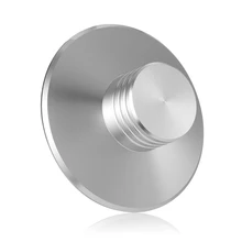 Алюминиевый проигрыватель сбалансированная запись Регулировка LP виниловый поворотный стол вес зажим эргономичный HIFI диск стабилизатор прочный уменьшить вибрацию