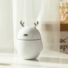 Изысканный мини USB светильник, увлажнитель воздуха, портативный, рога пингвина, увлажнитель воздуха, арома-диффузор, белый, маленькая зарядка, портативный