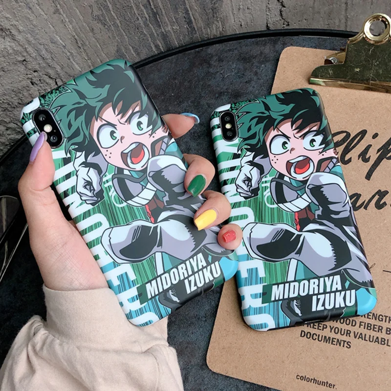 Чехол Midoriya Izuku для iPhone 12 mini 7 8 Plus чехлы из ТПУ с японским аниме Моя геройская