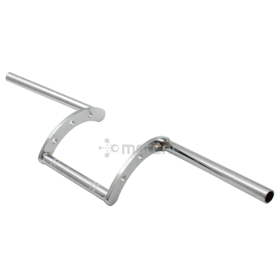 МОТОЦИКЛ хром сталь 22 мм высокий бар повернутые назад рукоятки для Harley Спортстер Чоппер поплавок Softail Dyna кафе гонщик