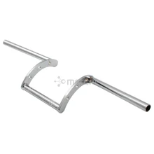 МОТОЦИКЛ хром сталь 22 мм высокий бар повернутые назад рукоятки для Harley Спортстер Чоппер поплавок Softail Dyna кафе гонщик